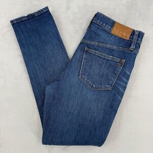 Madewell High-Rise Slim Boyjean Medium Wash Denim Blue Jeans Women's Size 26